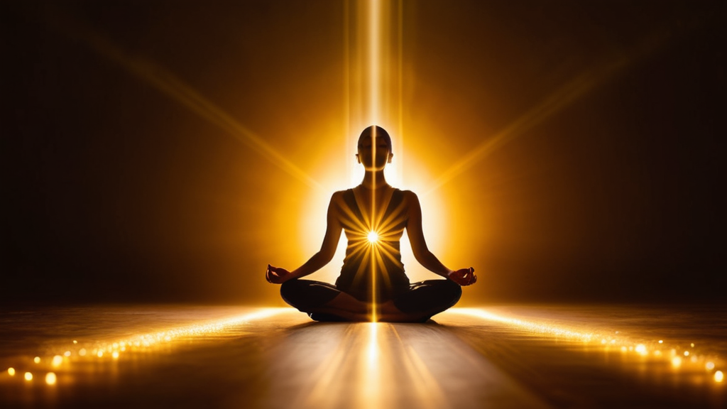 ハイヤーセルフと繋がる瞑想のイメージ