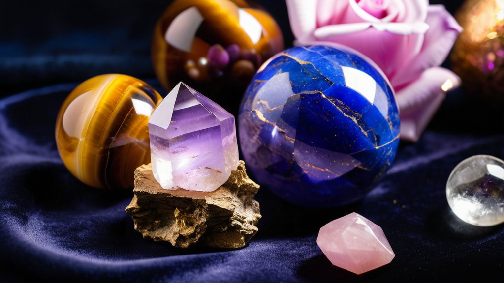 光を放つパワーストーンのコレクション